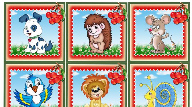 Варианты наклеек на шкафчик для детского сада, критерии выбора Картины на шкафчики в детском саду